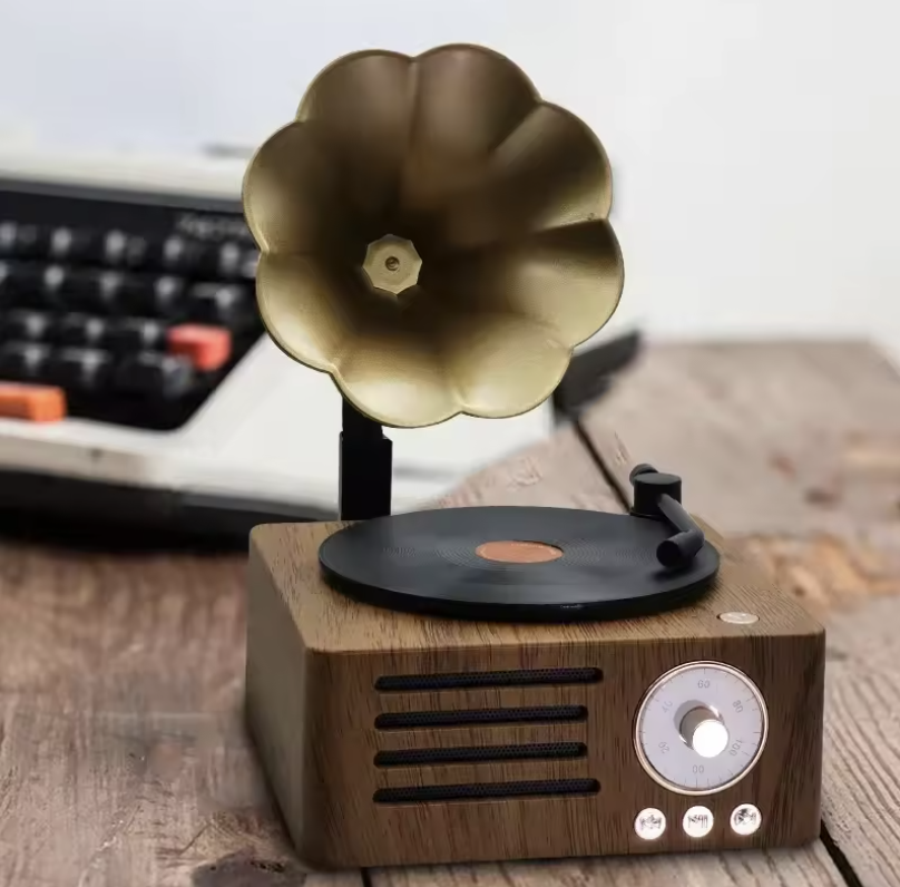 OG08- Retro Gramophone Bluetooth Speaker