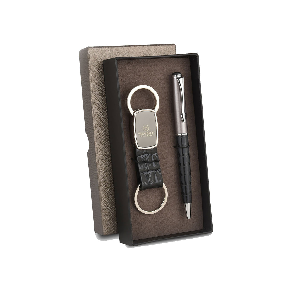 EJK45- Sheraton 2-IN-1 Gift Set | Pen | Keychain