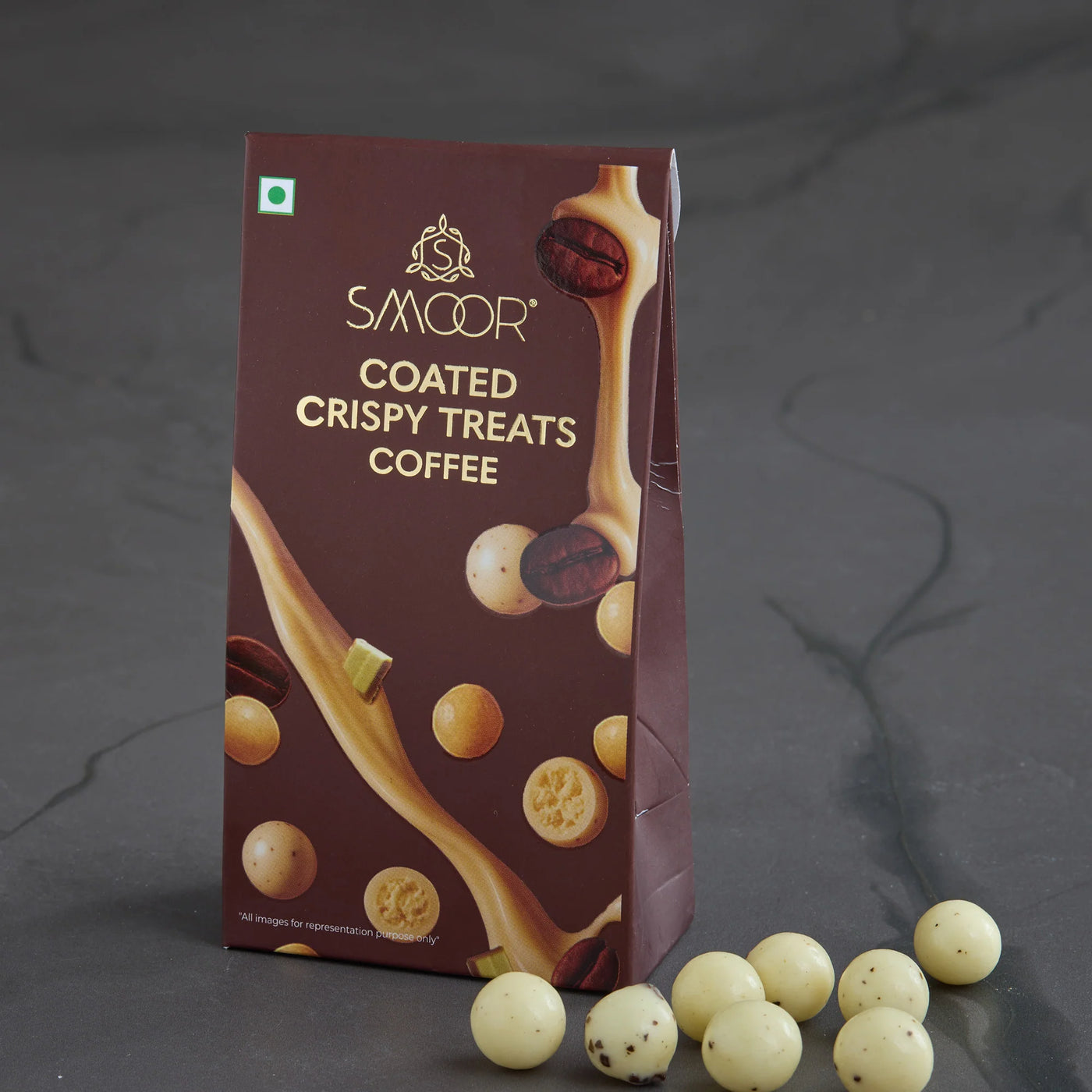 BSE90- Smoor Coffee Rice Crispies - 50g Chocolate