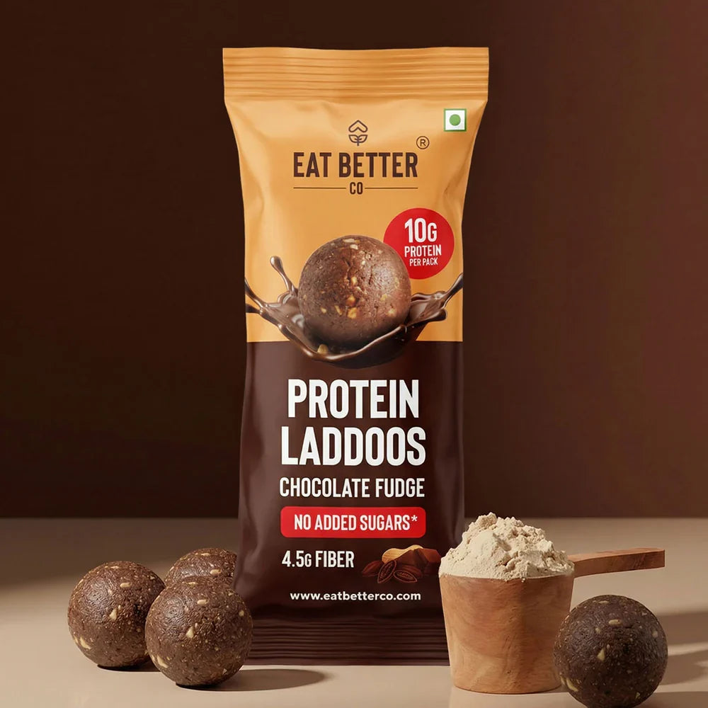 Eat Better Chocolate Fudge Protein Laddoos