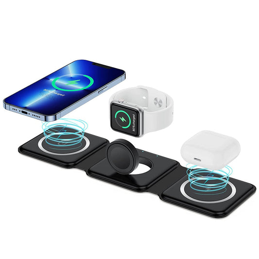 ED105- MagSafe 3-IN-1 Foldable Wireless Charger