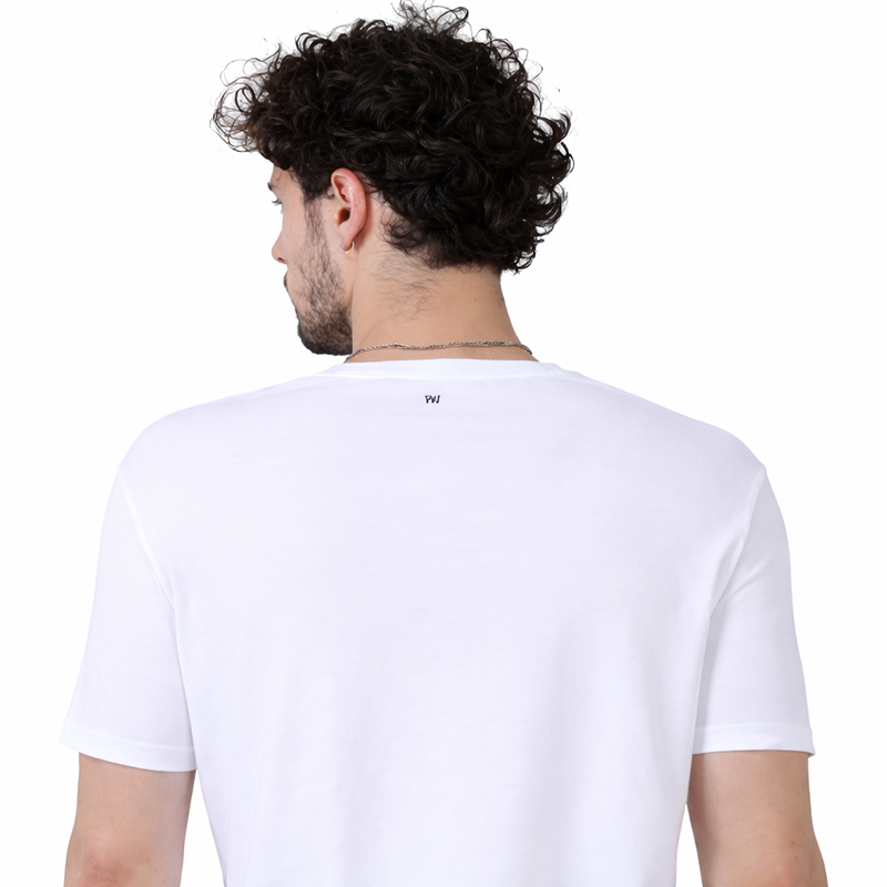 BST27- Rare Rabbit Signature Round Neck T-Shirt