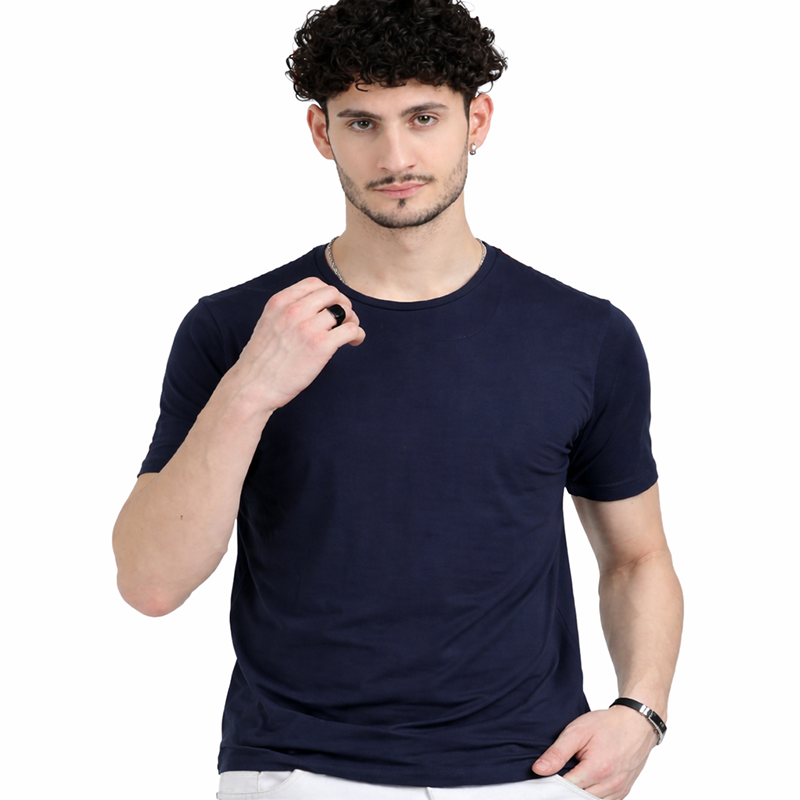 BST27- Rare Rabbit Signature Round Neck T-Shirt