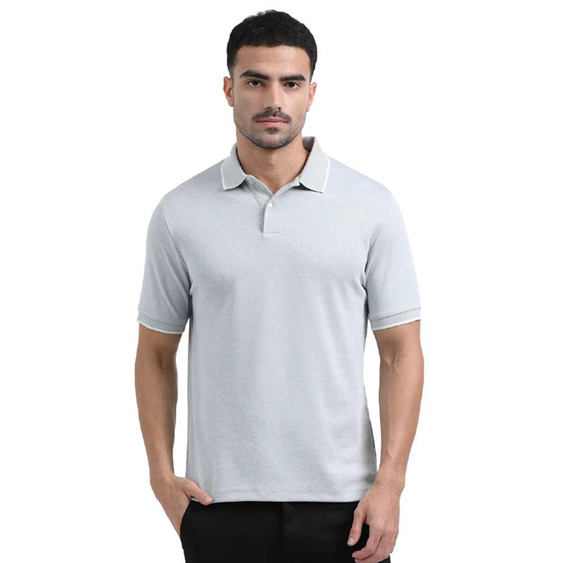 BST25- Rare Rabbit Men's Vintage Charm Polo T-Shirt