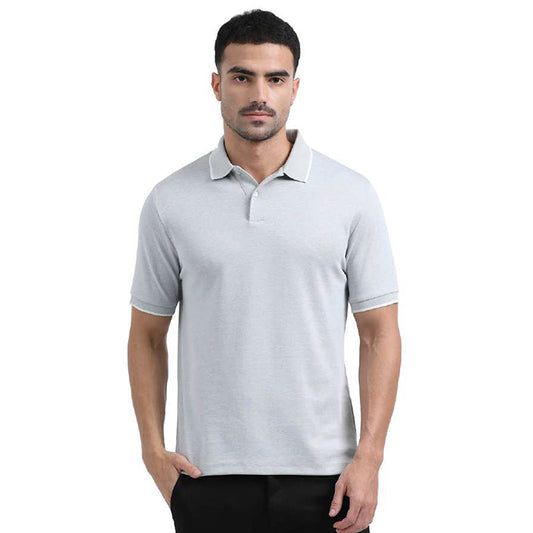 BST25- Rare Rabbit Men's Vintage Charm Polo T-Shirt