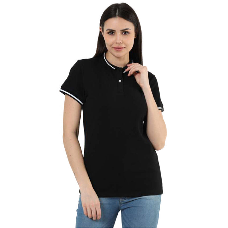 BST31- Rare Rabbit Women Tipping Polo T-Shirt