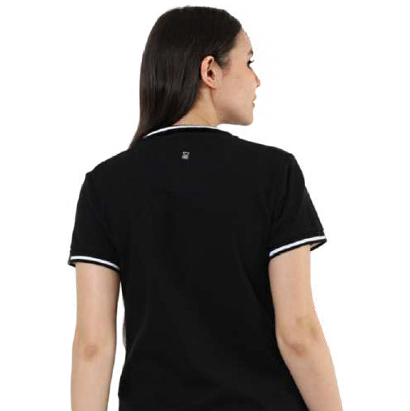 BST31- Rare Rabbit Women Tipping Polo T-Shirt