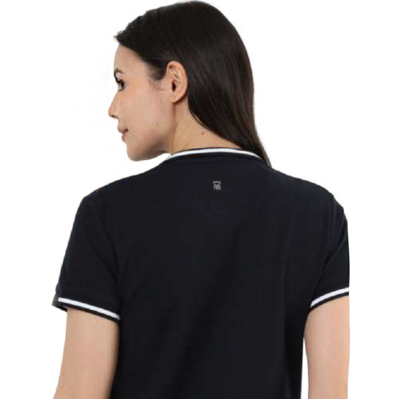 BST31- Rare Rabbit Women Tipping Polo T-Shirt