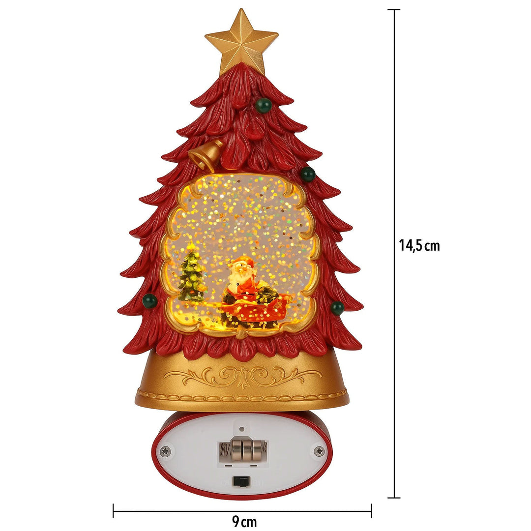 LED Santa Christmas Tree Lantern