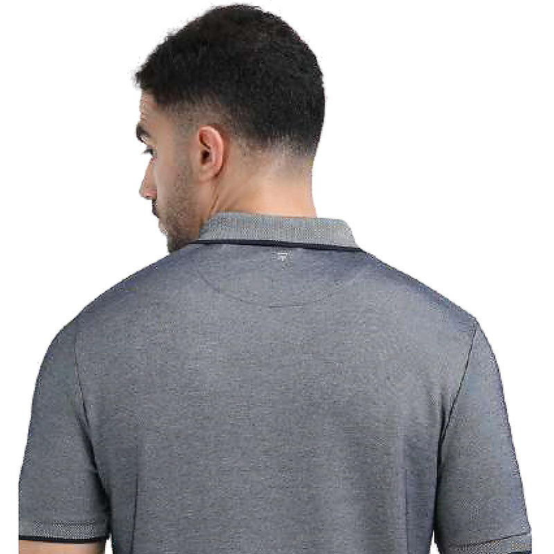 BST25- Rare Rabbit Men's Vintage Charm Polo T-Shirt