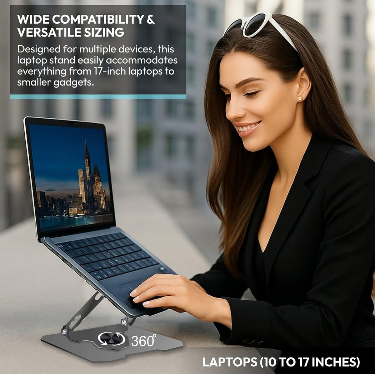OG36- WorkEase Metal Laptop Stand
