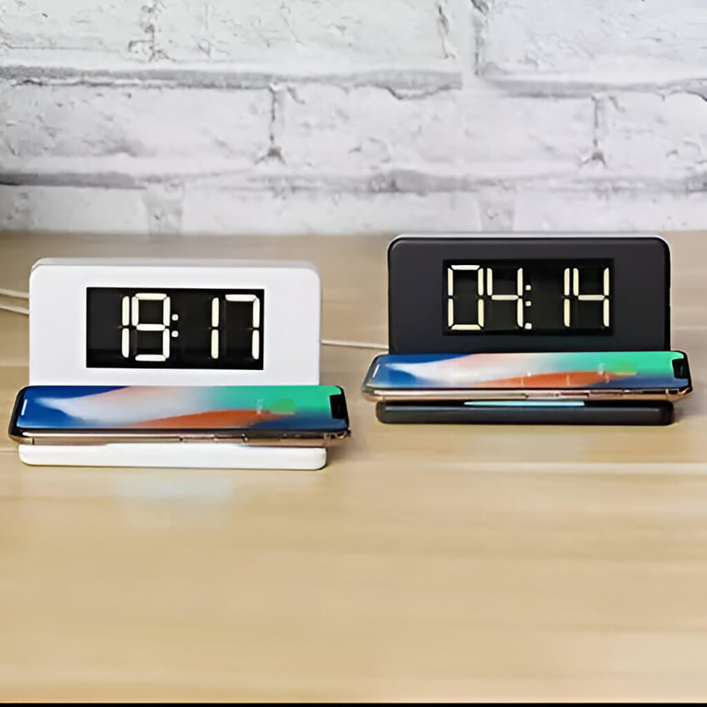 ED02- Wireless Charger With Alarm Clock