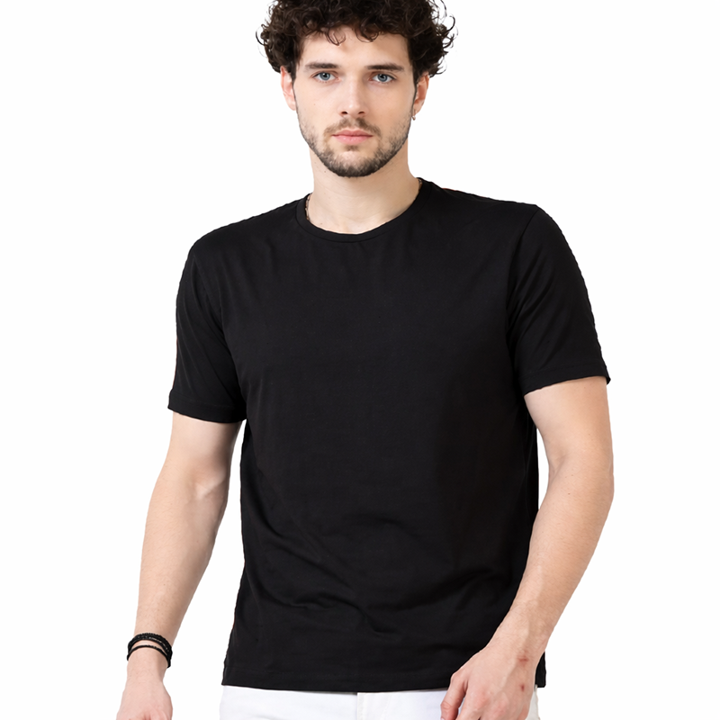 BST27- Rare Rabbit Signature Round Neck T-Shirt