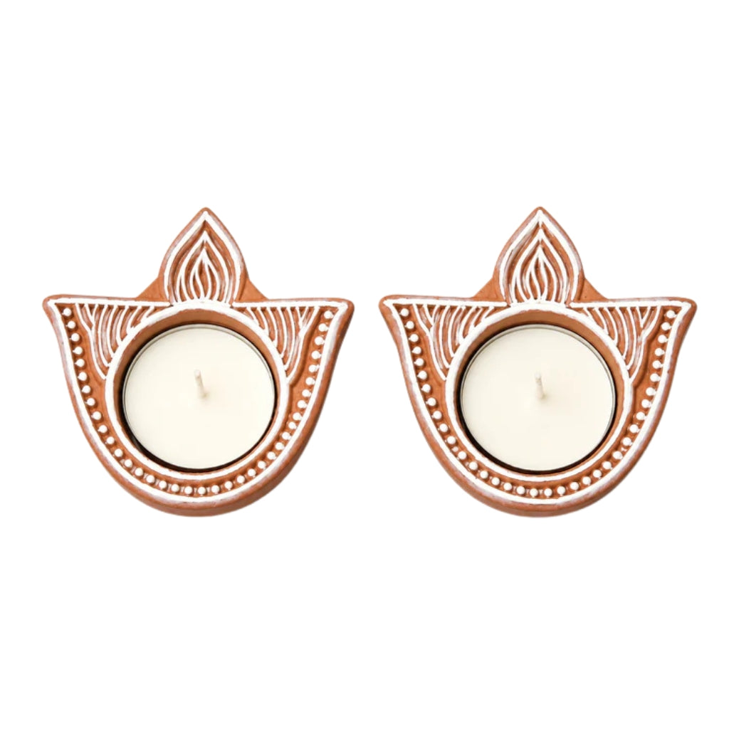 CD60- Diya Shaped T-Lights Holders