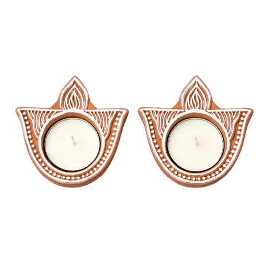 CD60- Diya Shaped T-Lights Holders