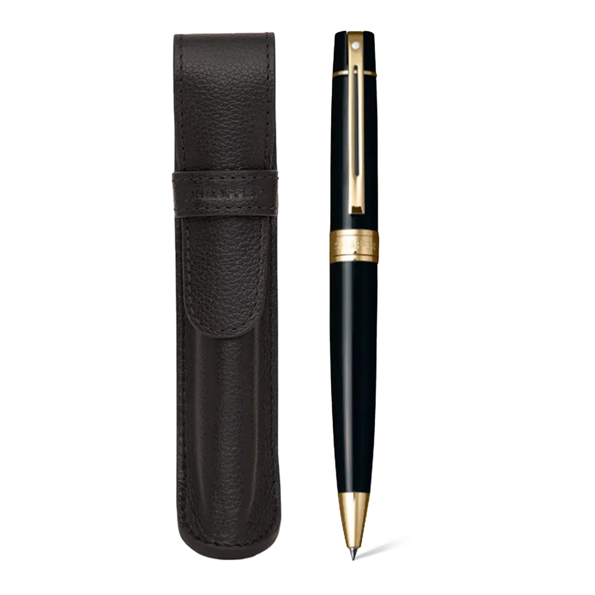 Sheaffer Glossy Black Ballpoint Pen Pouch
