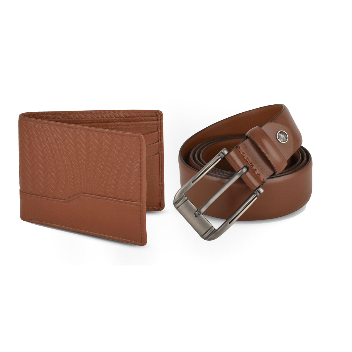 EJK10- Weave Wallet & Belt Set