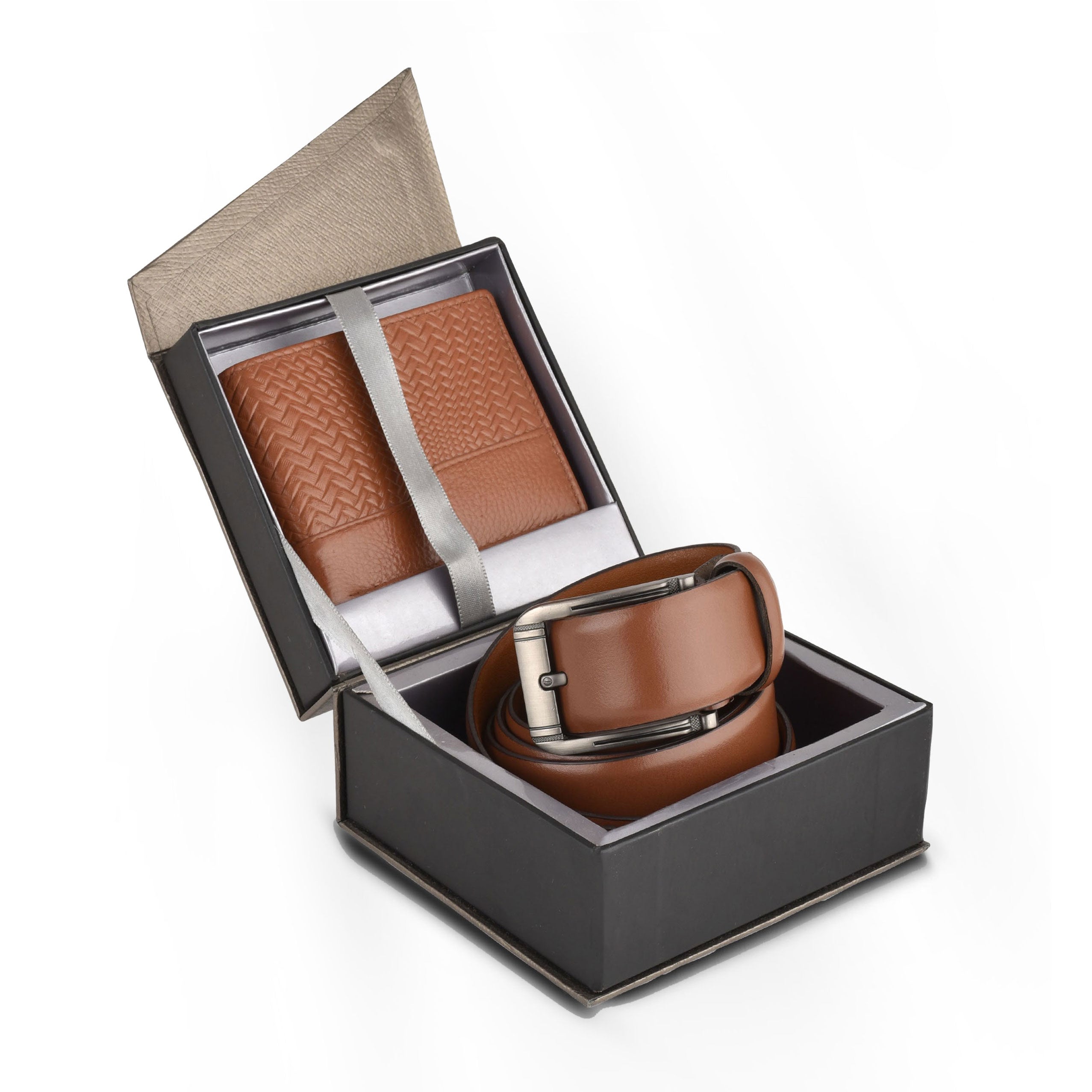 EJK10- Weave Wallet & Belt Set