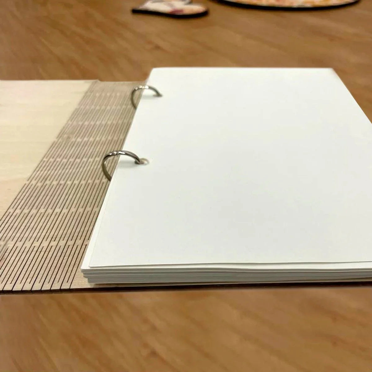 BSN130 - Personalized Wooden Binder – Smart Curve Design | Custom Logo - Image 3