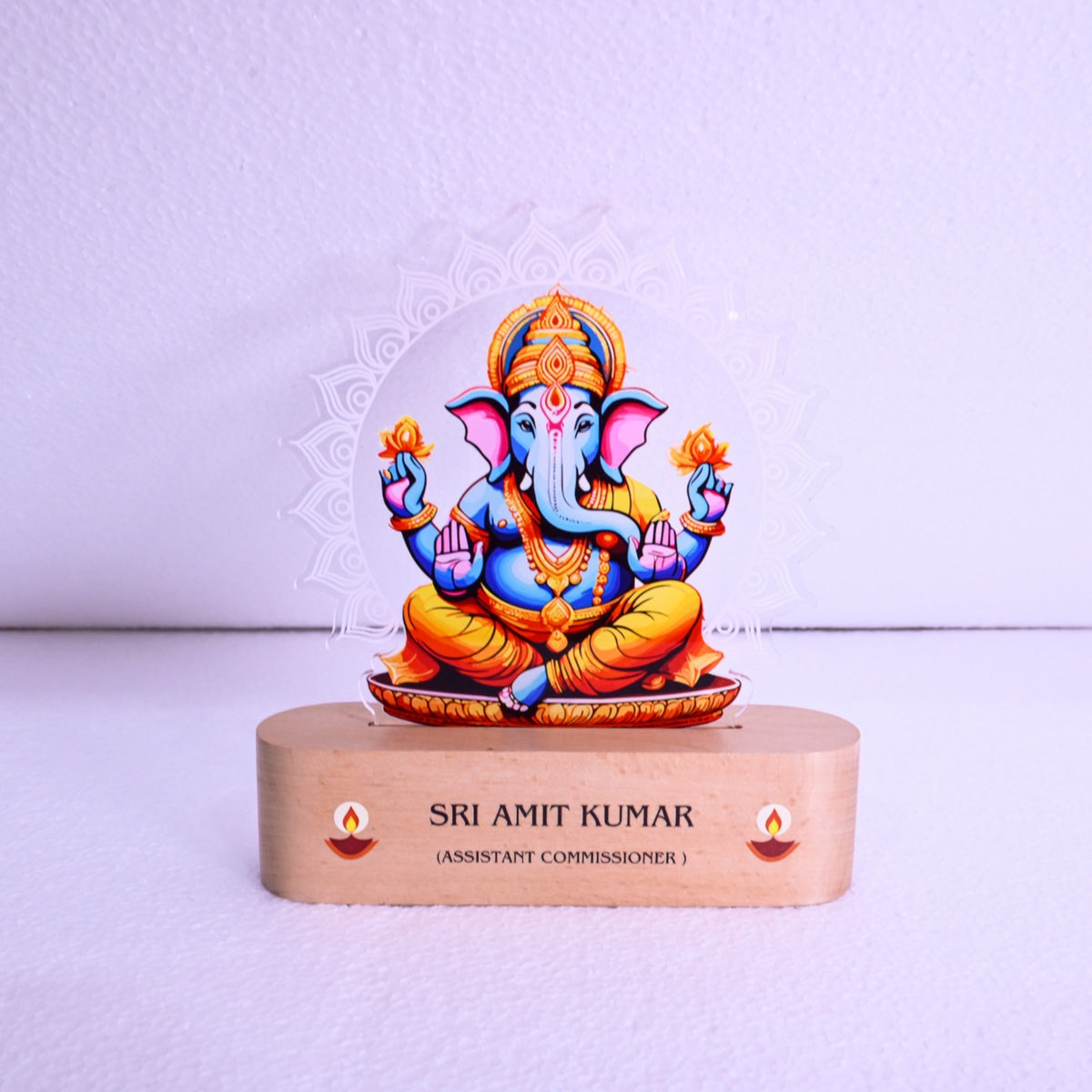 ED129 - LED Ganesha Lamp – Divine Glow with Custom Branding - Image 7