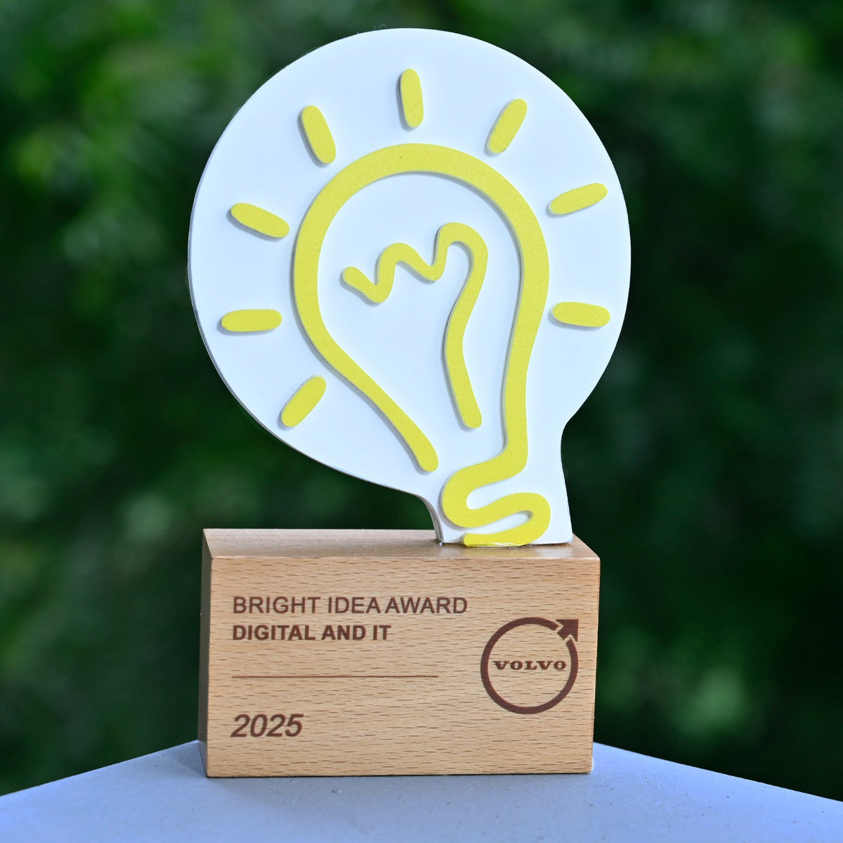 BSTM75 - Bridge Idea Award – Acrylic & Wood Innovation Trophy - Image 3