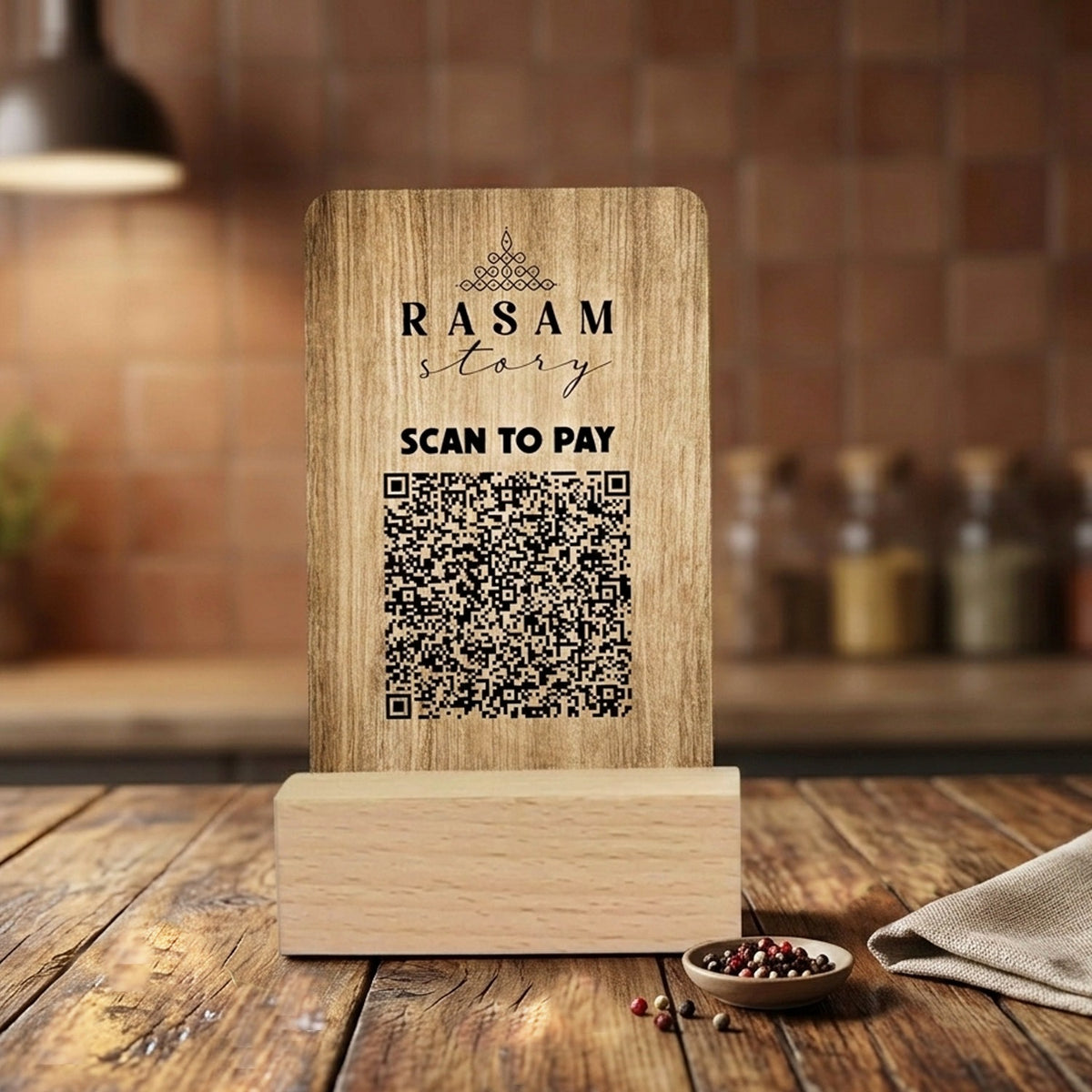 OE137 - Custom Wooden QR Stands - Image 6