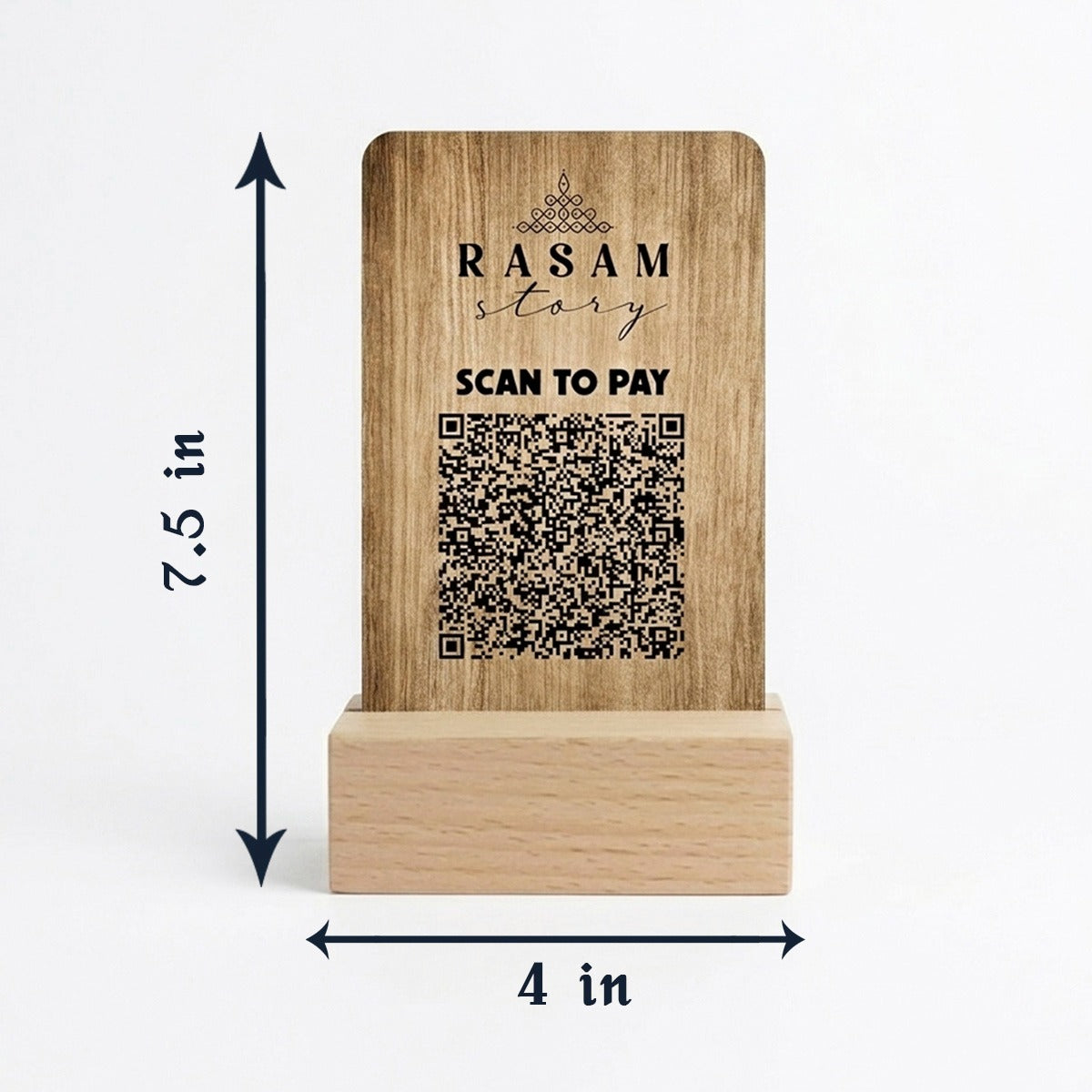 OE137 - Custom Wooden QR Stands - Image 7