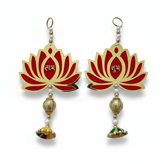 CD683- Shubh Labh Lotus Toran