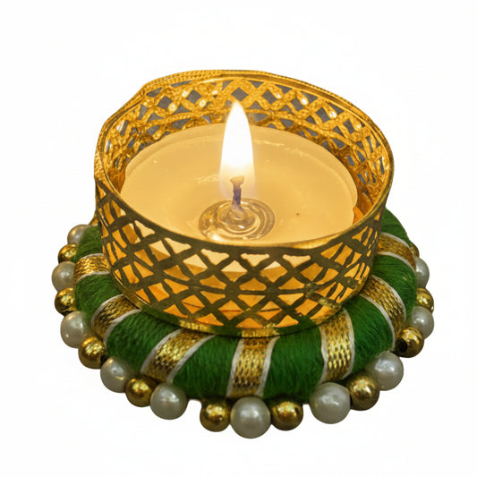 CD686- Floral Candle Holder