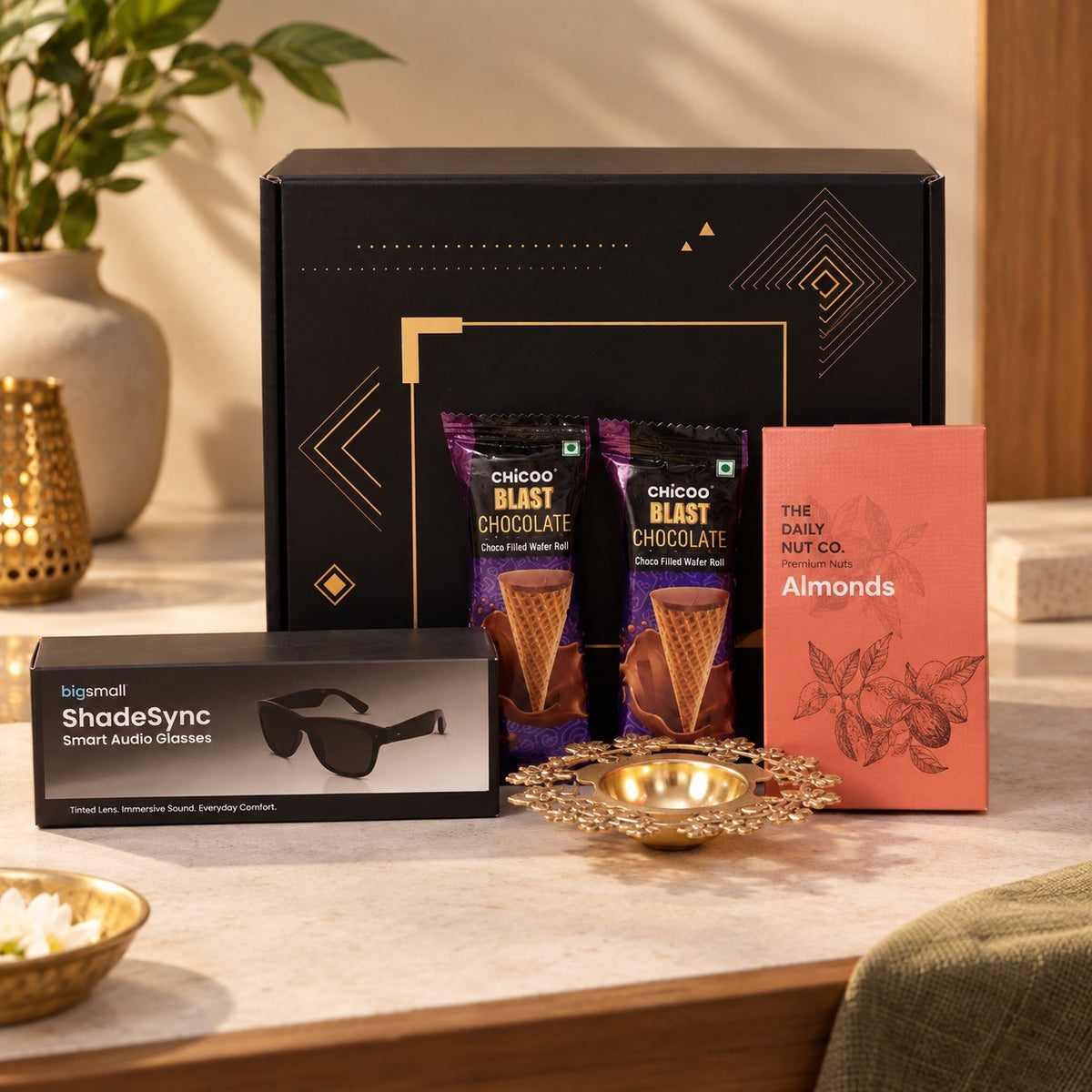 DH286- Shades & Crunch Diwali Hamper