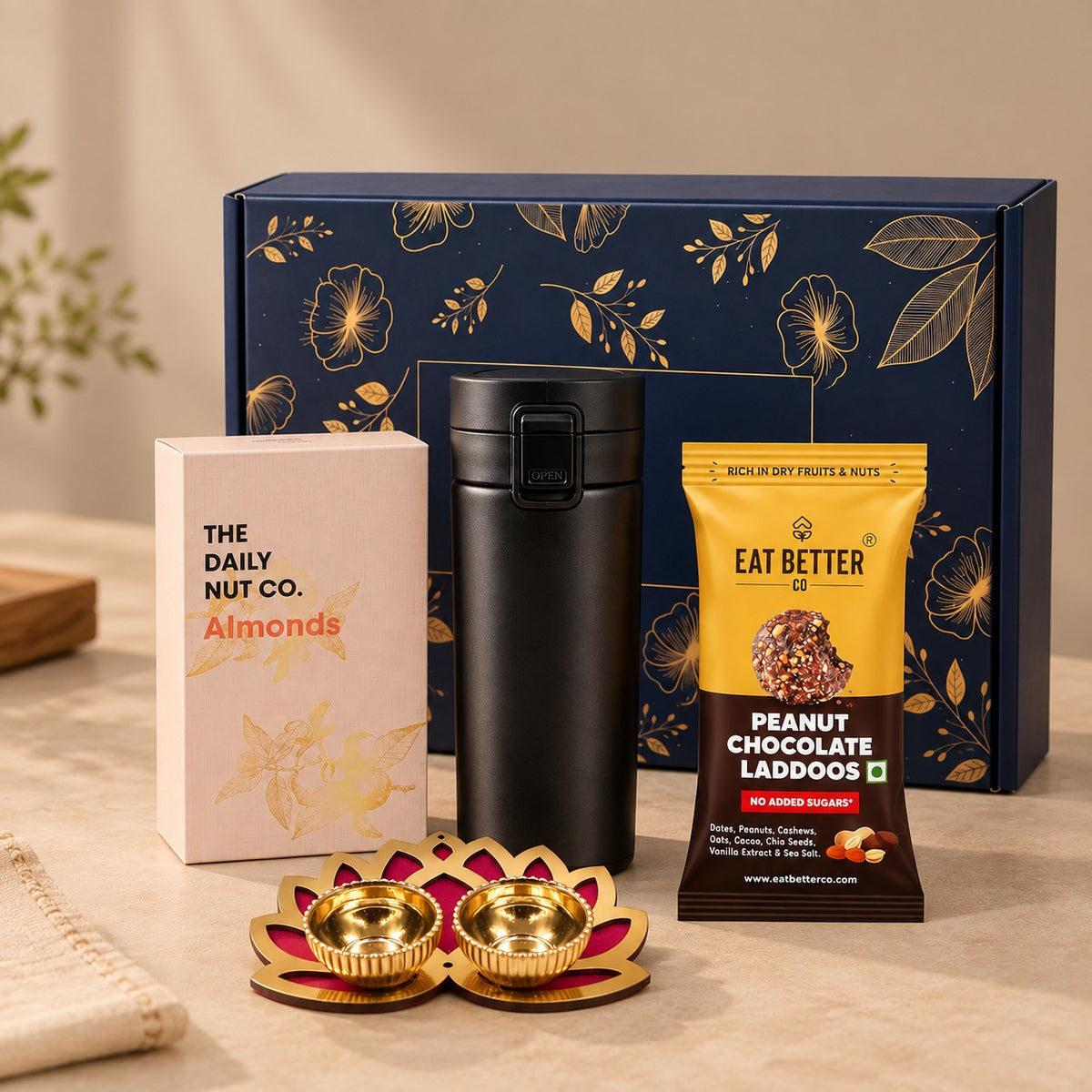 DH339- Flask Indulgence Diwali Hamper