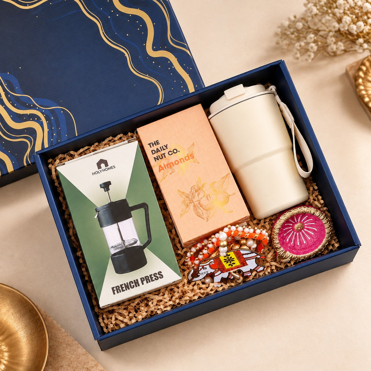 DH382- French Press Delight Hamper