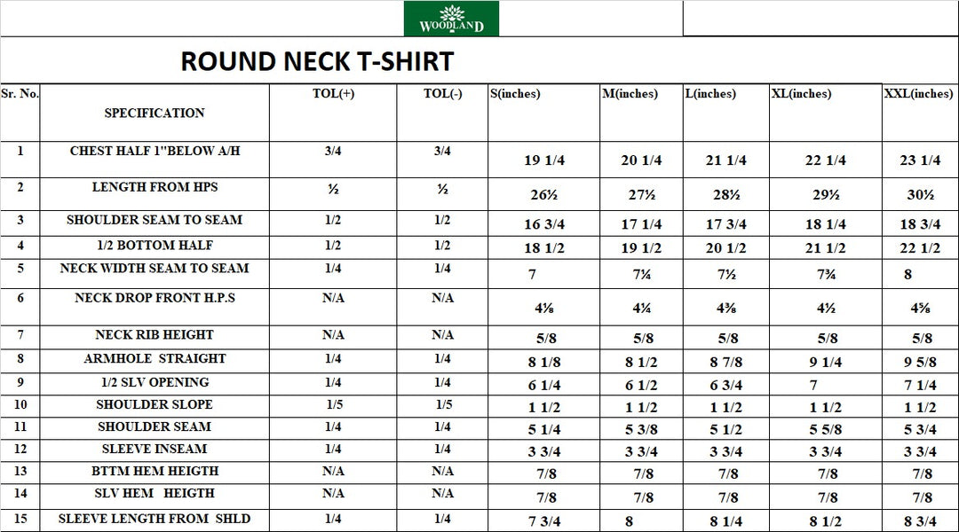 BST22- Woodland Round Neck T-Shirt