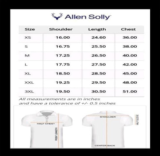 BST57- Allen Solly Tipping Polo T-Shirt