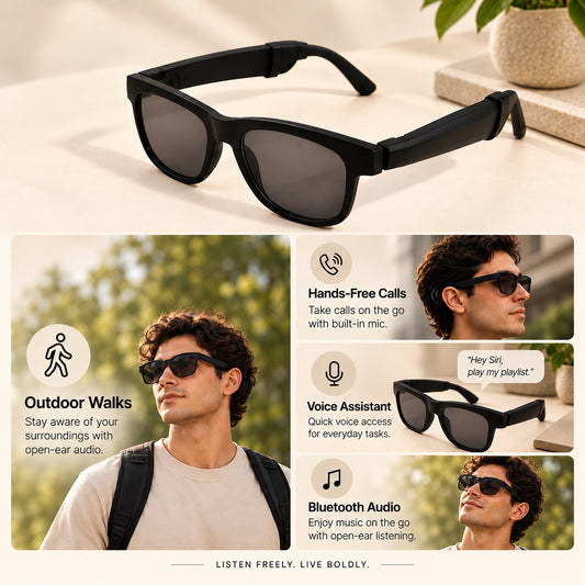 OG54- Bigsmall ShadeSync Audio Bluetooth Smart Sunglasses