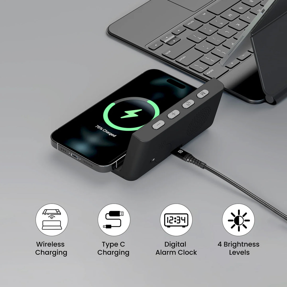 ED40- Portronics Freedom 4A Wireless Charger