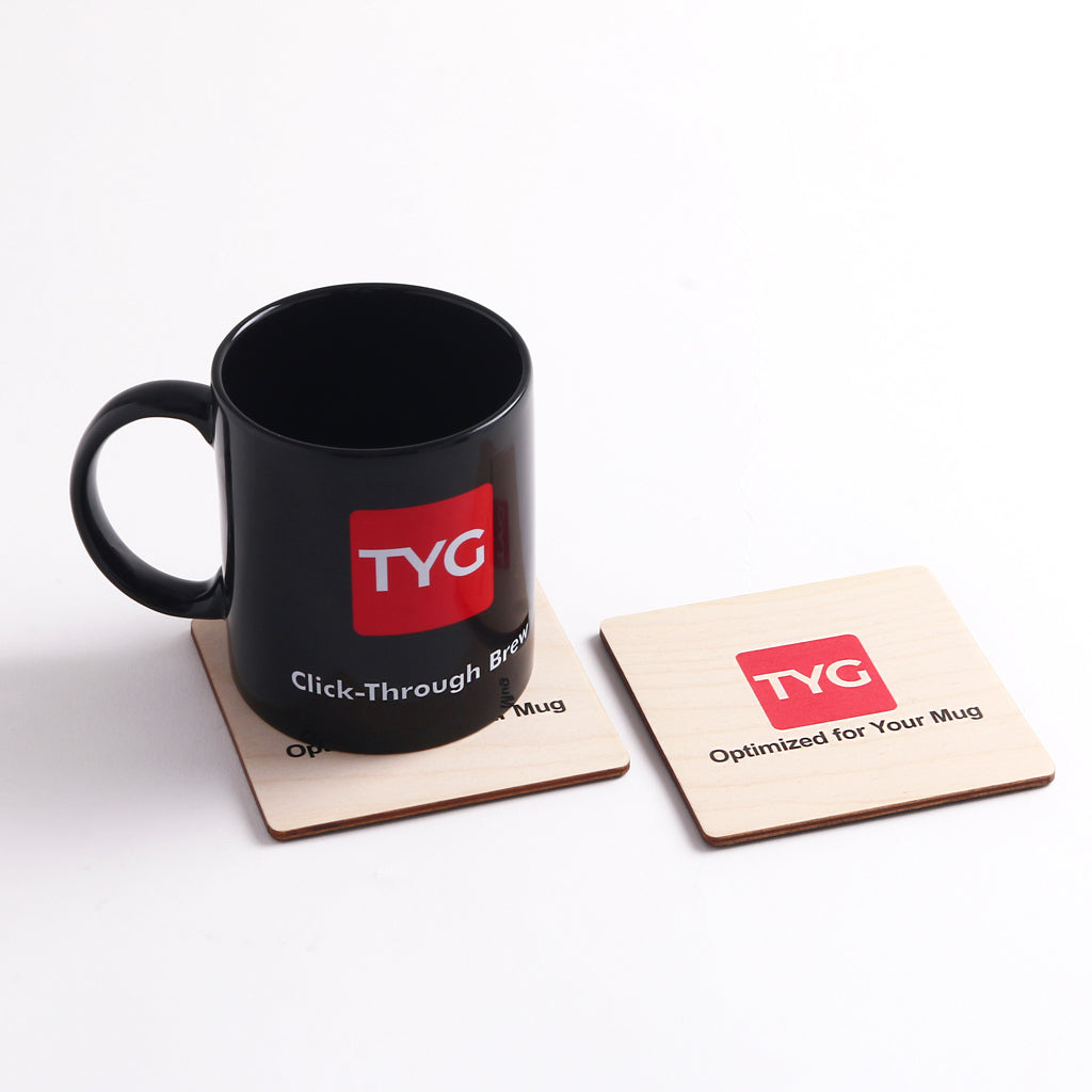 OE17- Customized Printed Wooden Coasters (Set 0f 2)