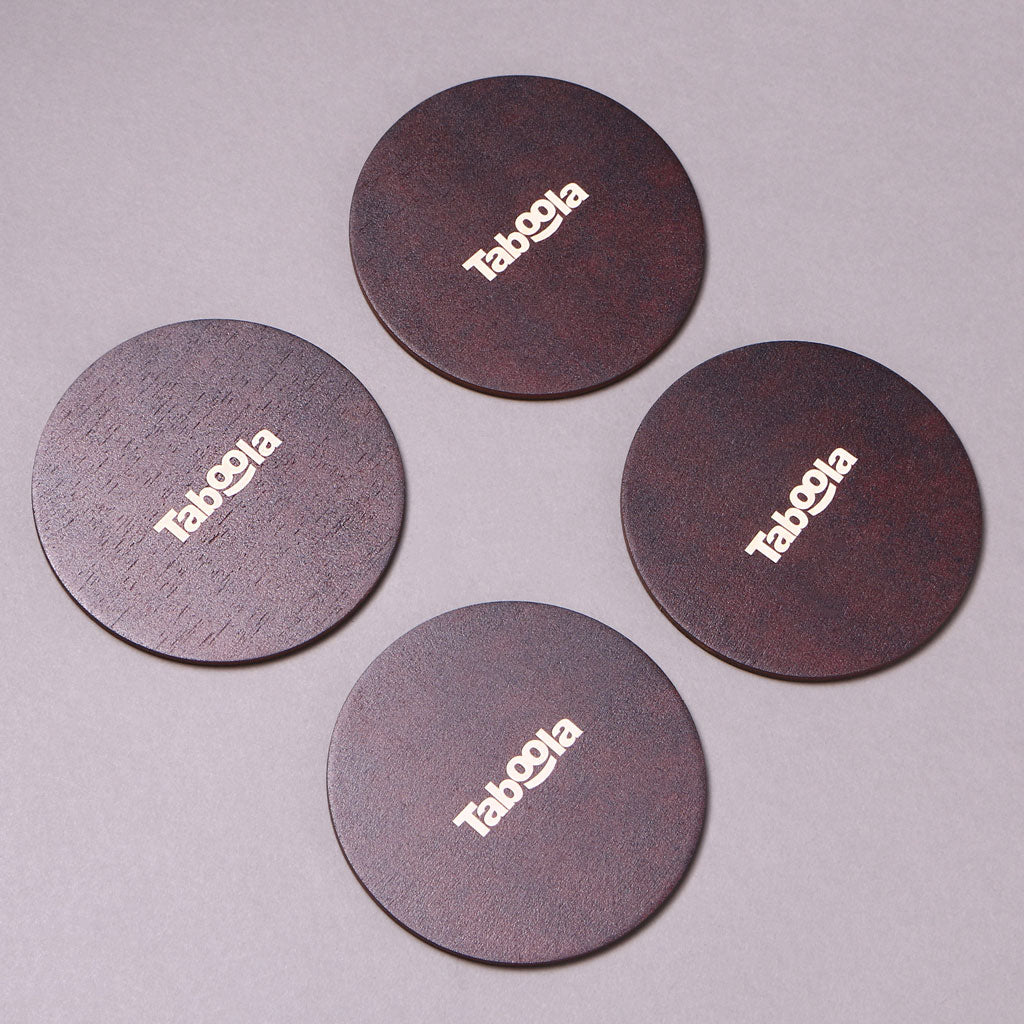 OE17- Customized Printed Wooden Coasters (Set 0f 2)