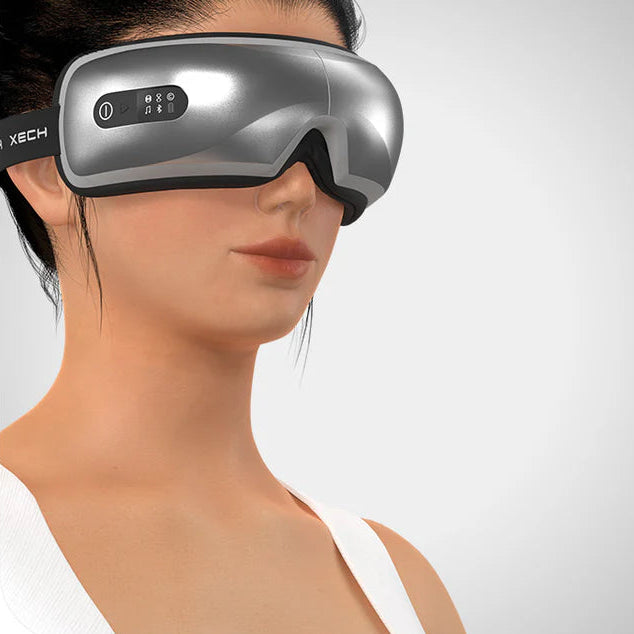 ED82- XECH iSoothe Chrome Eye Massager with Wireless Speaker
