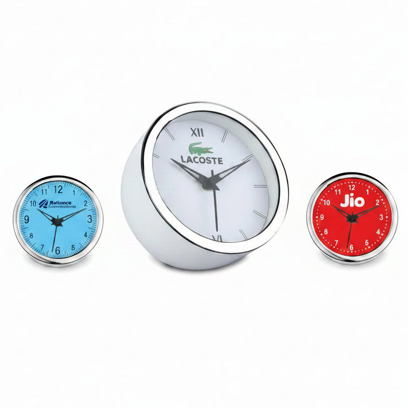OE22- Table Clock with Silver Ring