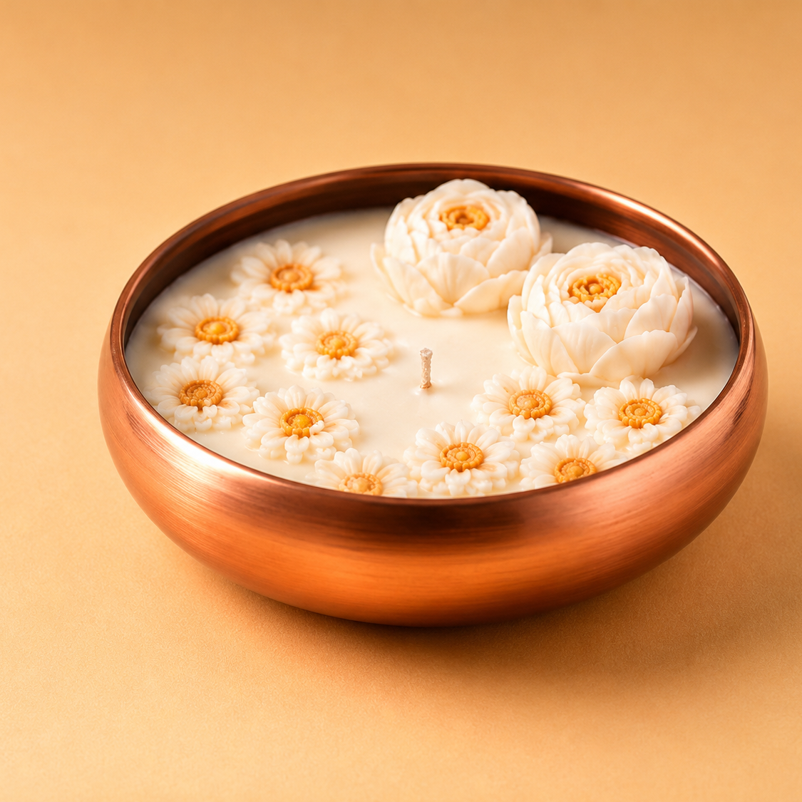Floral Bowl Scented Candle