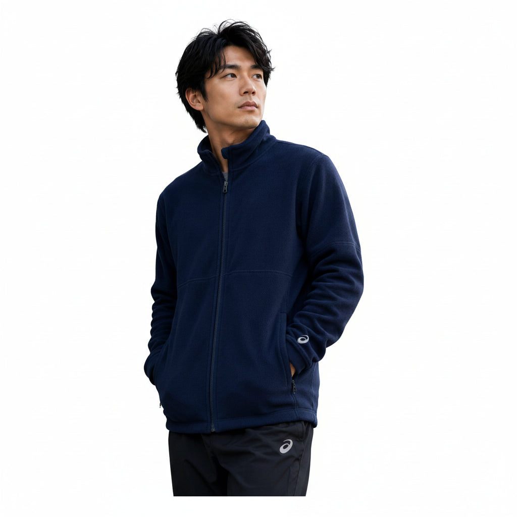 ASICS Polar Fleece Jacket - Navy Blue