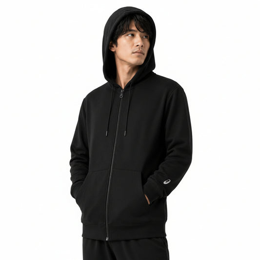 ASICS Zipper Hoodie Sweatshirt - Performance Black