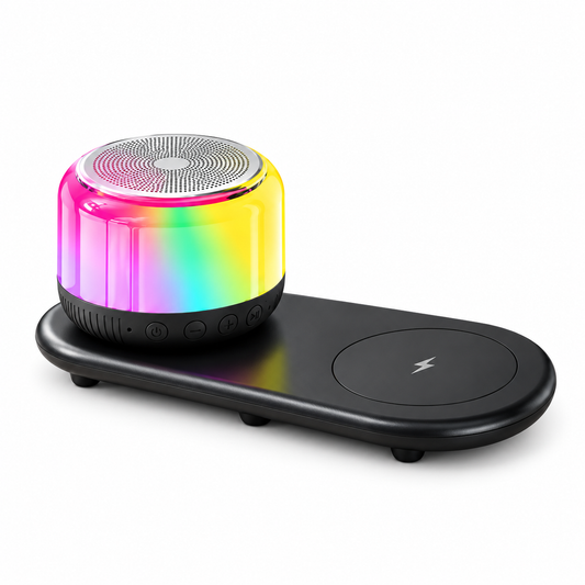 ED412- DockSmart Wireless Charger + Bluetooth Speaker