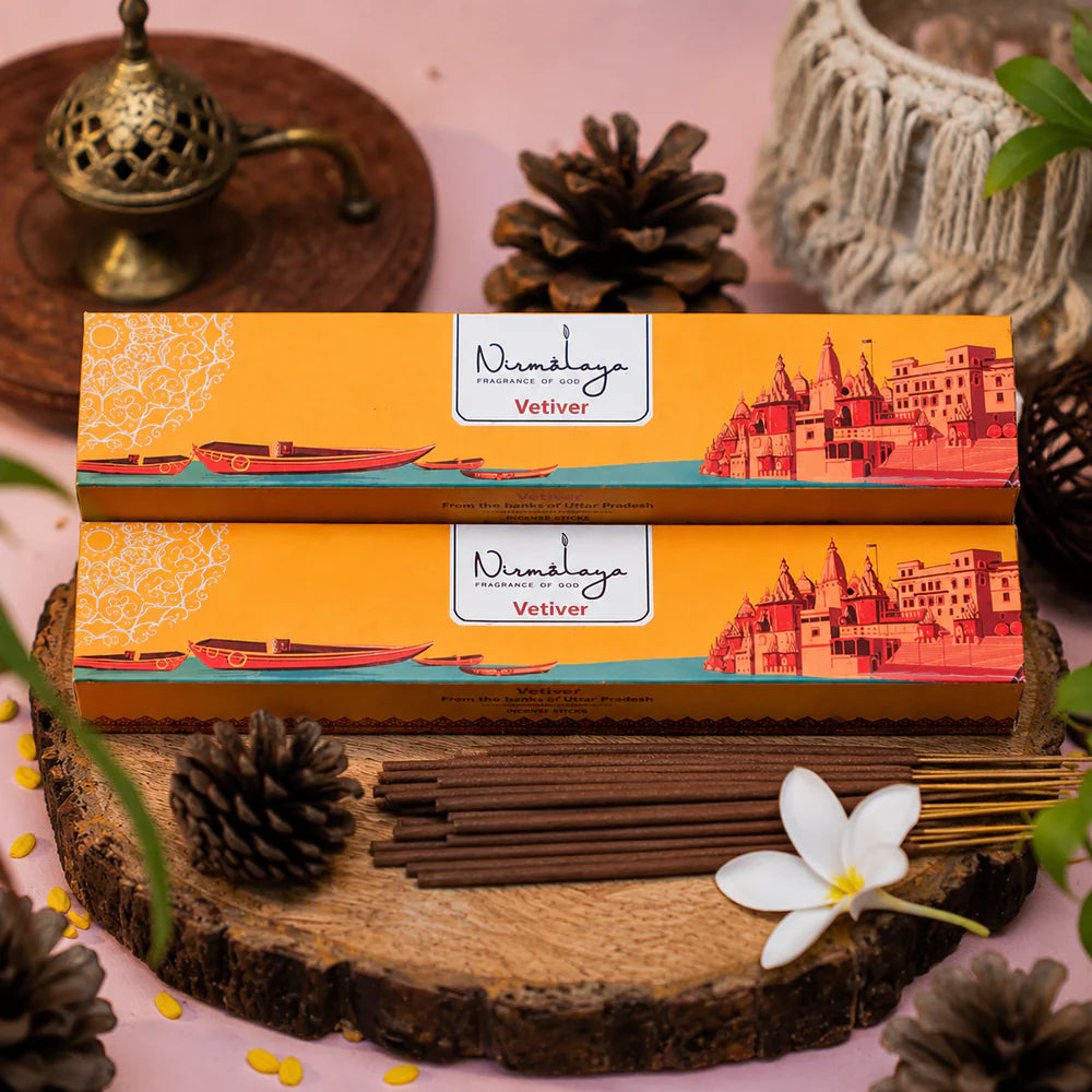 CD132- Nirmalaya Vetiver Incense Sticks