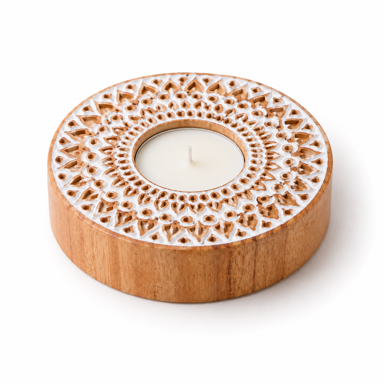 CD63- Round Big T- light Holder