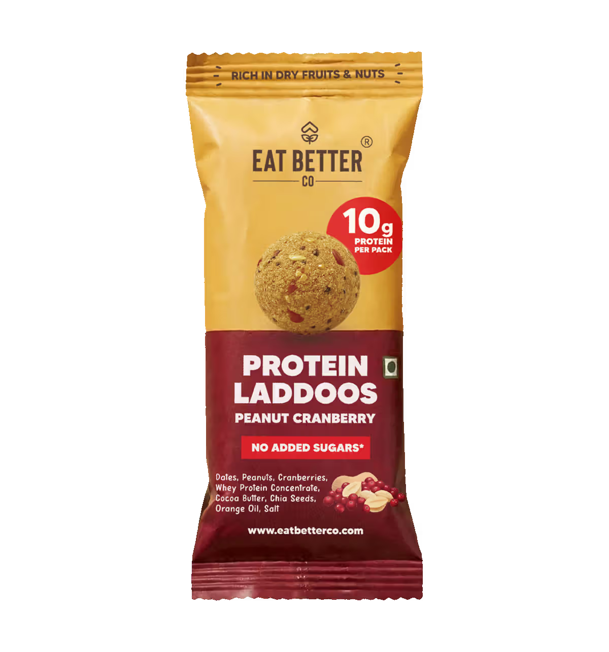 BSE97- Eat Better Peanut Cranberry Protein Laddoos