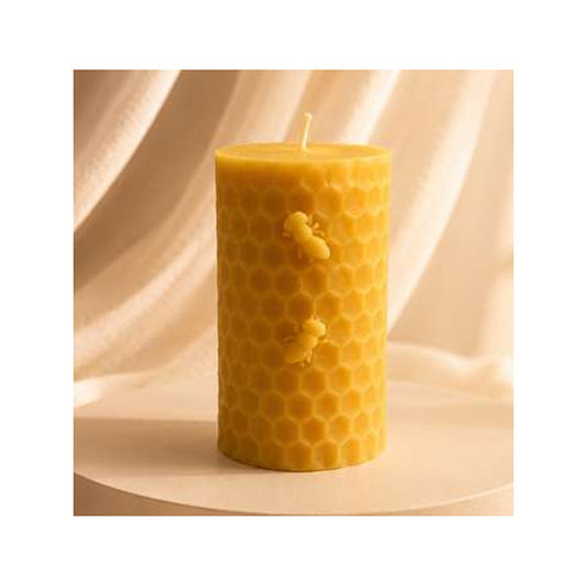 Beeswax Pillar Candle