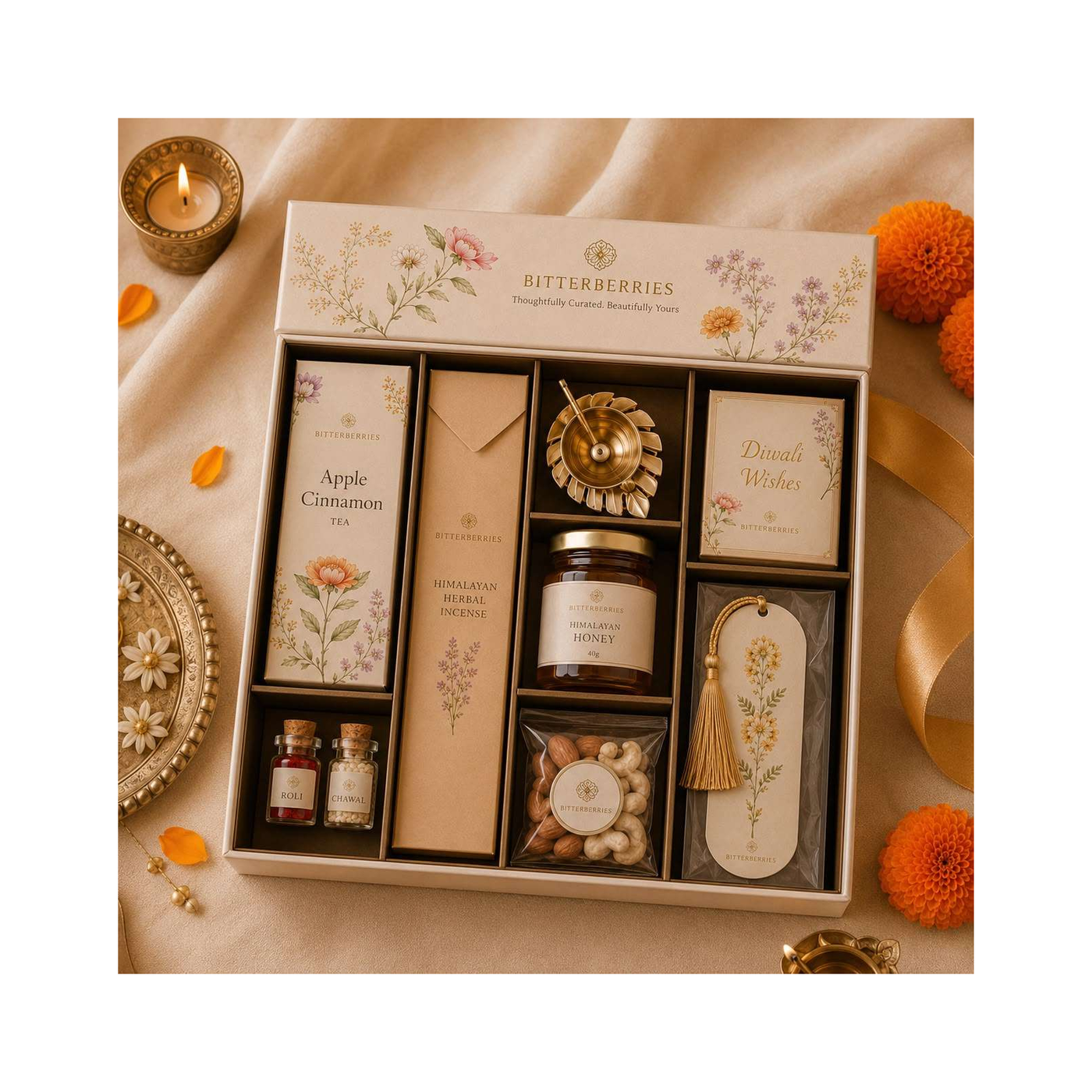Arpan corporate Diwali gift hamper by Bitter Berries