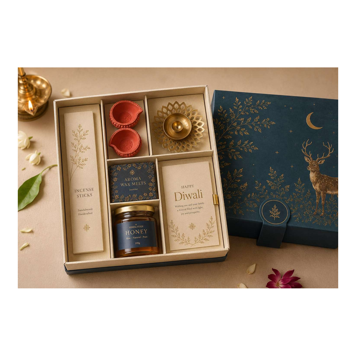 Divya corporate Diwali gift hamper by Bitter Berries